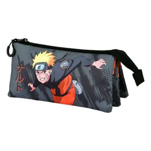 Children's triple Pencil case Educa Borras Naruto Shippuden Shuriken image-2