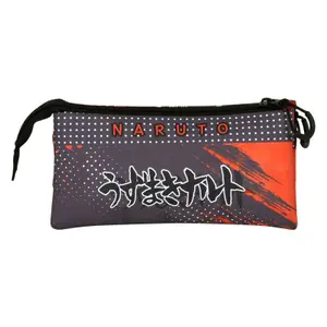 Children's triple Pencil case Educa Borras Naruto Shippuden Hachimaki image-1