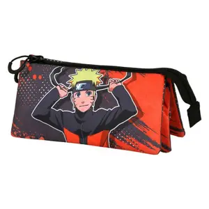 Children's triple Pencil case Educa Borras Naruto Shippuden Hachimaki image-2