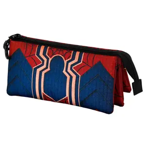 Children's triple Pencil case Educa Borras Marvel Spiderman Drop image-2