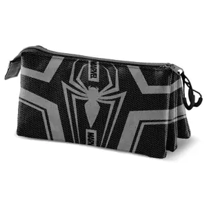 Children's triple Pencil case Educa Borras Marvel Spiderman Plus Town image-0