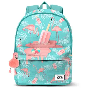 Adaptable backpack for children Educa Borras Oh My Pop! Flamingo image-0