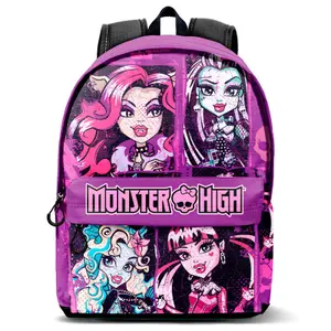Adaptable backpack for children Educa Borras Monster High Chibi image-0