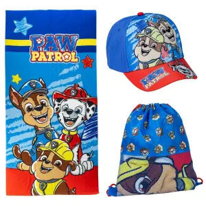 Toalla + bolsa + gorro Educa Borras Paw Patrol image-2