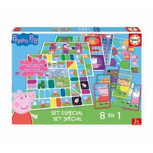 8 in 1 board games Educa Borras Sa Peppa Pig image-0