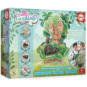 Kit de jardinagem Educa 3D Dream Garden Tree House image-0