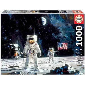 1000 piece puzzle Educa Primer Hombre Luna image-0