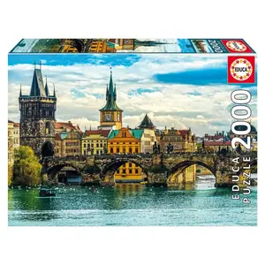 2000 piece puzzle Educa Vistas De Praga image-0