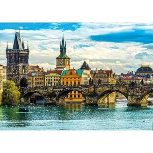 2000 piece puzzle Educa Vistas De Praga image-1