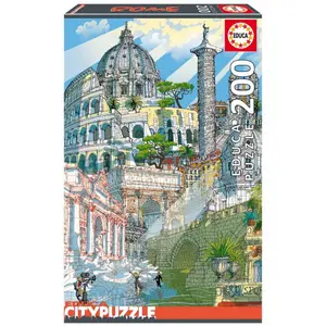 200 piece puzzle Educa City Roma image-0