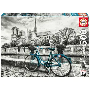 500 piece puzzle Educa Bici Notre Dame image-0