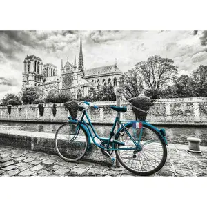 500 piece puzzle Educa Bici Notre Dame image-1