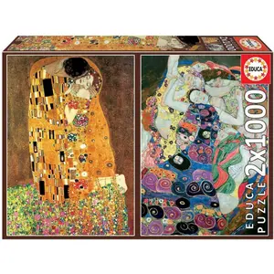 Puzzle 2 x 1000 pièces Educa Klimt image-0