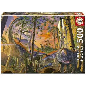 5000 piece puzzle Educa Dinosaurios Curious image-0
