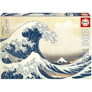 500 piece puzzle Educa Gran Ola Kanagawa image-0
