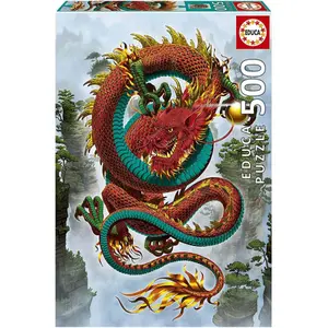 500 piece puzzle Educa Dragón De La Fortuna image-0