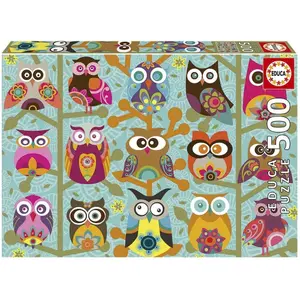 500 piece puzzle Educa Búhos image-0