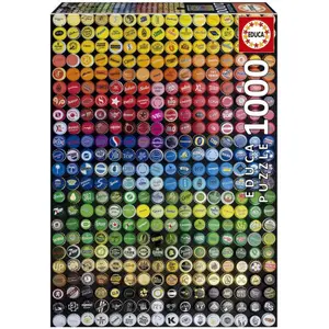1000 piece puzzle Educa Collage De Chapas image-0