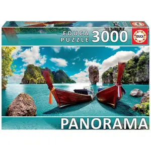 3000 piece puzzle Educa Panorama Tailandia image-0