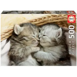 500 piece puzzle Educa Dulces Gatitos image-0