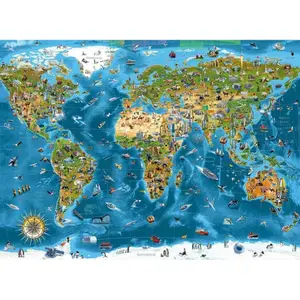 1000 piece puzzle Educa Maravillas Mundo image-1