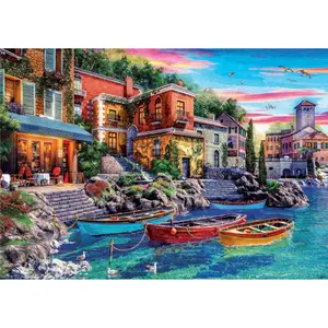 3000-piece puzzle Educa Puesta Sol Como image-1
