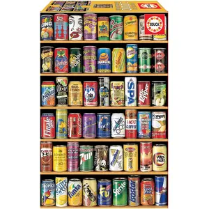 1000 piece puzzle Educa Miniature Latas image-0