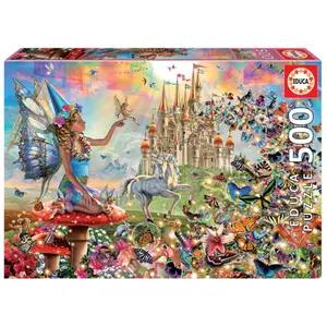 500 piece puzzle Educa Hadas Y Mariposas image-0