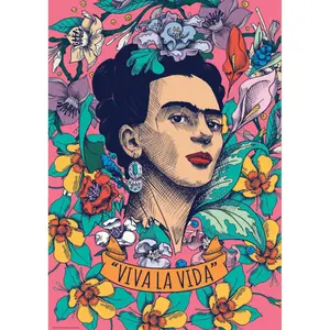 500 piece puzzle Educa Frida Kahlo image-1