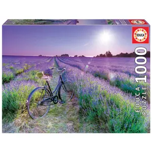 1000 piece puzzle Educa Lavanda Bicicleta image-0