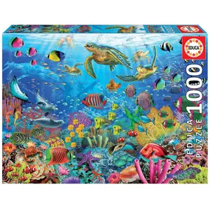 1000 piece puzzle Educa Tortugas En El Paraiso image-0