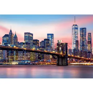 1000 piece puzzle Educa Neón Puente Brooklyn image-1