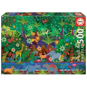 500 piece puzzle Educa Jungla image-0