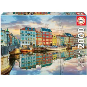 2000 piece puzzle Educa Piezas Puerto Copenhague image-0