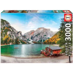 3000 piece puzzle Educa Piezas Lago Braies image-0