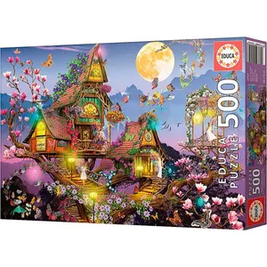 500-piece puzzle: the house of fairies Educa image-2