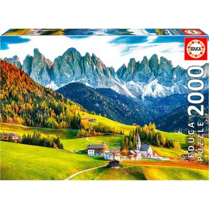 2000-piece autumn puzzle á las dolomitas Educa image-0