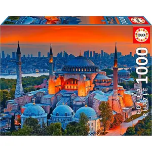 1000 pieces blue mosque puzzle istanbul Educa image-0
