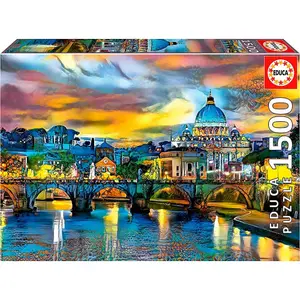 1500-piece puzzle basilica san pedro rom Educa image-0