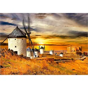 1500-piece jigsaw puzzle consuegra windmills Educa image-1