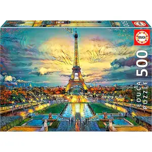 500-piece puzzle torre eiffel paris Educa image-0