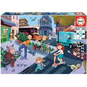 100 piece puzzle Educa En La Ciudad image-0