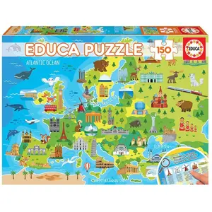 150 piece puzzle Educa Mapa Europa Infant image-0