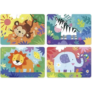 Progressive jungle puzzle 4 in 1 Educa My First image-1
