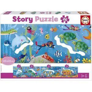 26 pieces puzzle marine world history Educa image-0