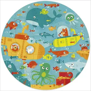 28 pieces round puzzle under the sea Educa image-1