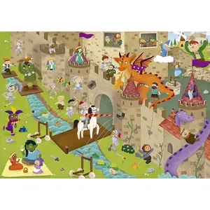 50 piece puzzle Educa Detectives Castillo image-1