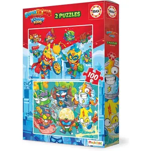 Puzzle of 2 x 100 pieces Educa image-0