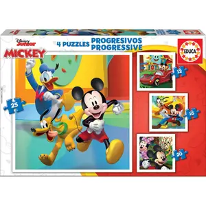 Progressive 2-16-20-25 piece puzzle Educa image-0