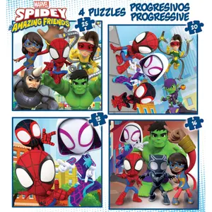 12-16-20-25 piece progressive puzzle Educa Spidey image-1